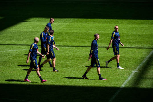 Marcus Danielson, goalkeeper Karl-Johan Johnsson, Gustav