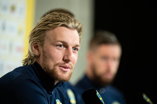 Emil Forsberg of the Swedish national football team