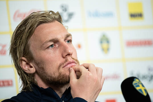 Emil Forsberg of the Swedish national football team