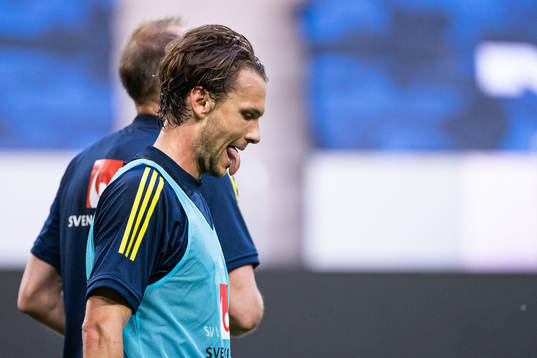 Albin Ekdal of the Swedish national football team