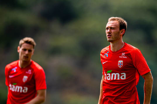 Fredrik Aursnes of the Norwegian national football team