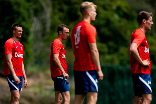 Fredrik Aursnes of the Norwegian national football team