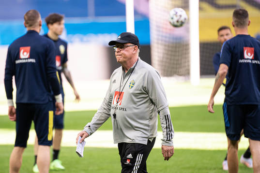 Head coach Janne Andersson of the Swedish national football