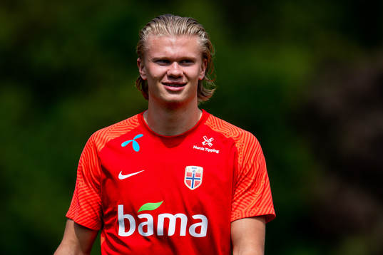Erling Braut Haaland of the Norwegian national football team