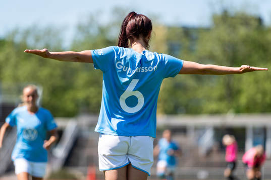 Malmö FFs Malin Gunnarsson jublar