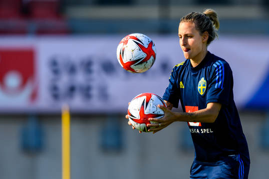 Nathalie Björn of the Swedish women's national football