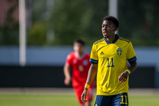 Anthony Elanga of Sweden