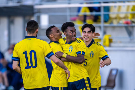 Rami Hajal, Bilal Hussein, Eric Kahl and Anthony Elanga of