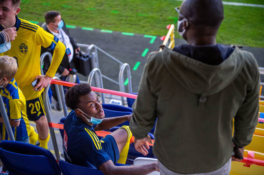 Anthony Elanga of Sweden