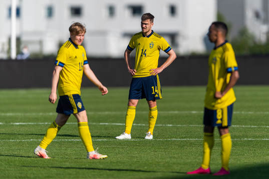 Hampus Finndell, Pavle Vagic and Bilal Hussein of Sweden
