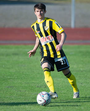 IFK Hässleholms Armin Culum i matchen i division 2 Södra