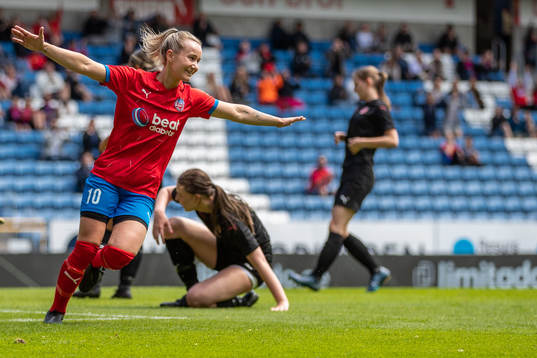 Helsingborgs Sanna Nilsson jublar