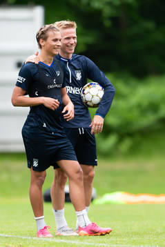 IFK Göteborgs Noah Alexandersson och  Oscar Wendt