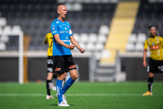 Halmstads Andreas Johansson jublar