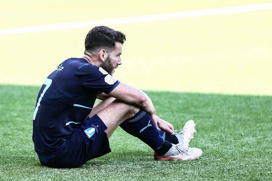 Malmö FFs Erdal Rakip deppar