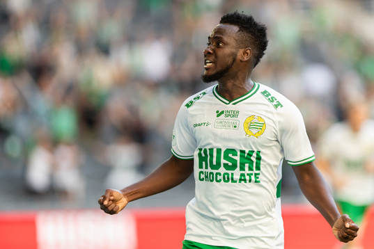 Hammarbys David Accam jublar