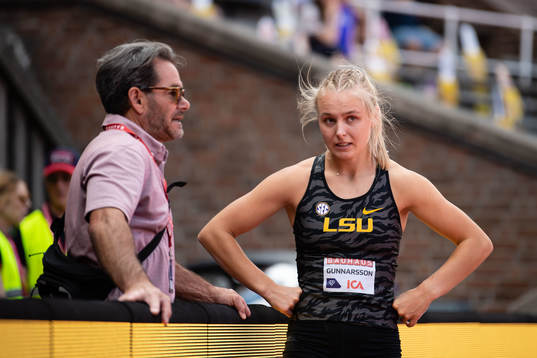Greg Duplantis and Lisa Gunnarsson of Sweden
