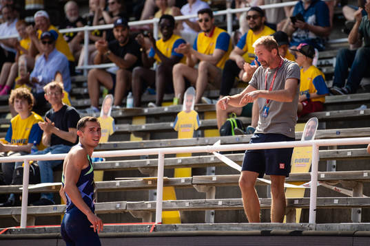Thobias Montler of Sweden and Yannick Tregaro