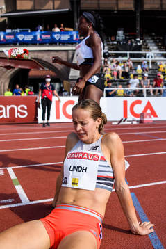 Lovisa Lindh of Sweden looks dejected