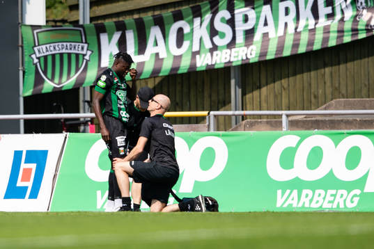 Varbergs Gideon Mensah får vård