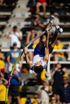 Armand Duplantis of Sweden first attempt