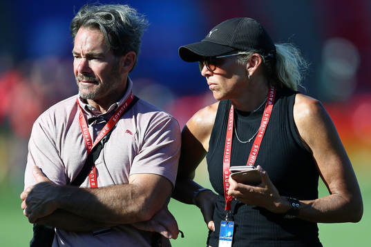Greg Duplantis and Helena Duplantis, parents of Armand