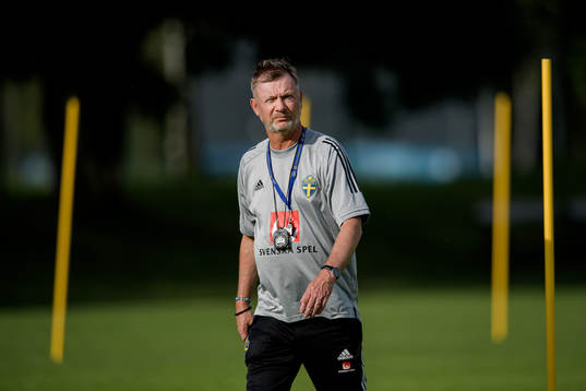 Sveriges förbundskapten Peter Gerhardsson
