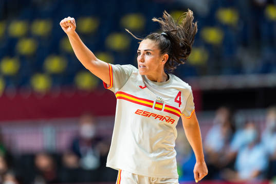 Carmen Dolores Martin Berenguer of Spain celebrates when