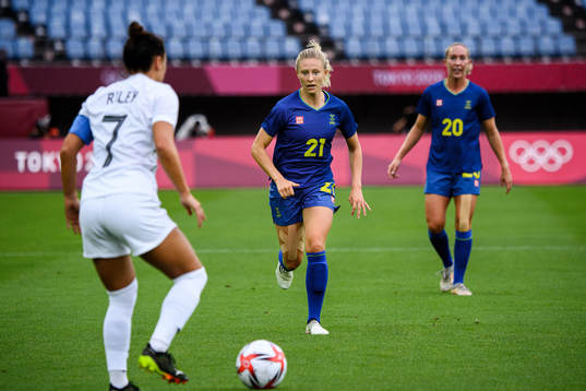Rebecka Blomqvist of Sweden  in the women’s football