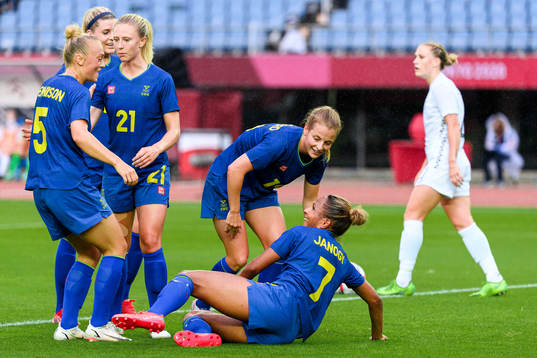 Hanna Bennison , Rebecka Blomqvist , Anna Anvegård and