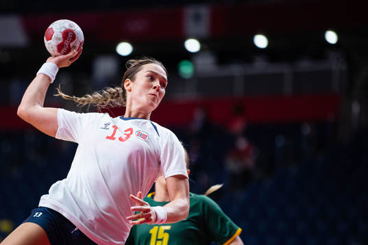 Kari Dale Brattset of Norway compete in the women's