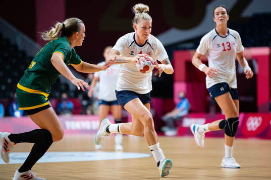 Veronica Kristiansen of Norway compete in the women's