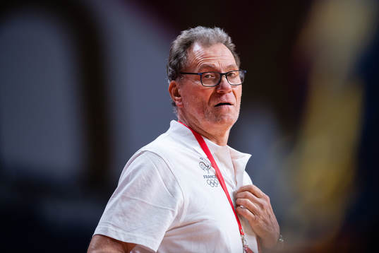 Olivier Krumbholz, head coach of France compete in the