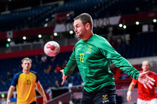 goalkeeper Andreas Palicka of Sweden in the men’s