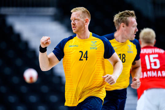 Jim Gottfridsson of Sweden celebrates in the men’s