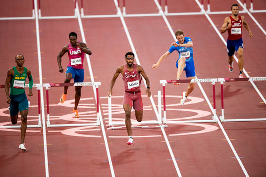 Abderrahman Samba of Qatar