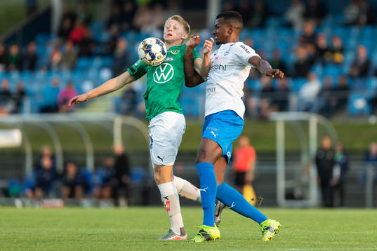 Jönköpings Elias Nordström och Värnamos Bernardo Vilar