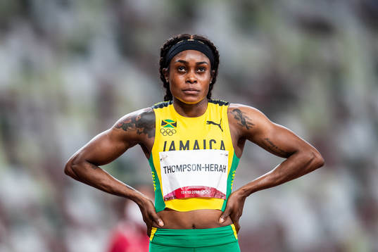 Elaine Thompson-Herah of Jamaica