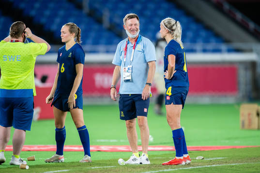Peter Gerhardsson, head coach of Sweden