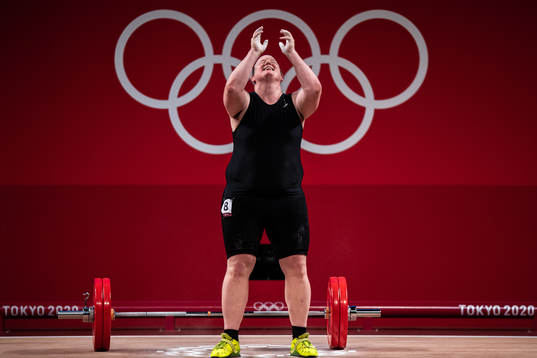 Laurel Hubbard of New Zealand