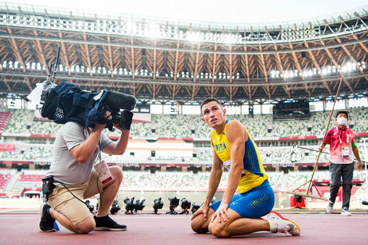 Thobias Montler of Sweden looks dejected in the men’s