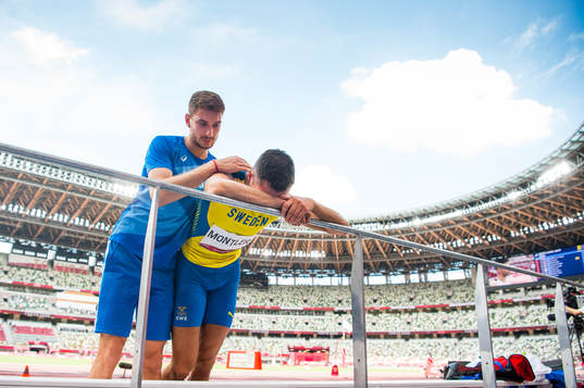 Thobias Montler of Sweden looks dejected in the men’s