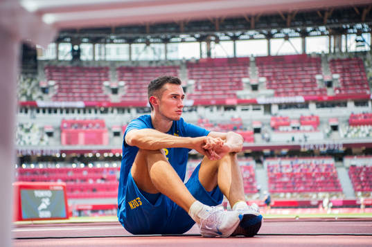 Thobias Montler of Sweden looks dejected