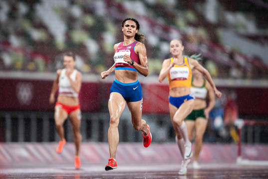 Sydney McLaughlin of USA