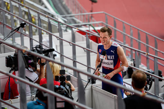 Karsten Warholm of Norway