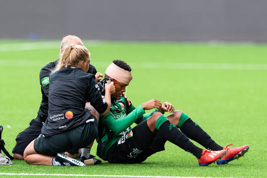 Varbergs Dean Solomons med skada