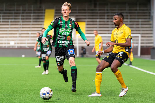 Varbergs Alexander Johansson och Elfsborgs Zakkar Alissa