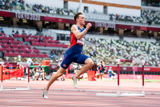 Karsten Warholm of Norway