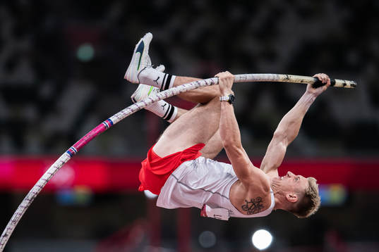 Piotr Lisek of Poland