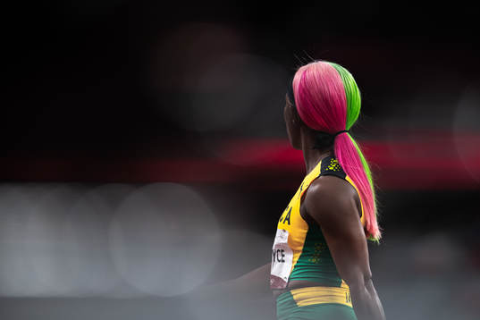 Shelly-Ann Fraser-Pryce of Jamaica
